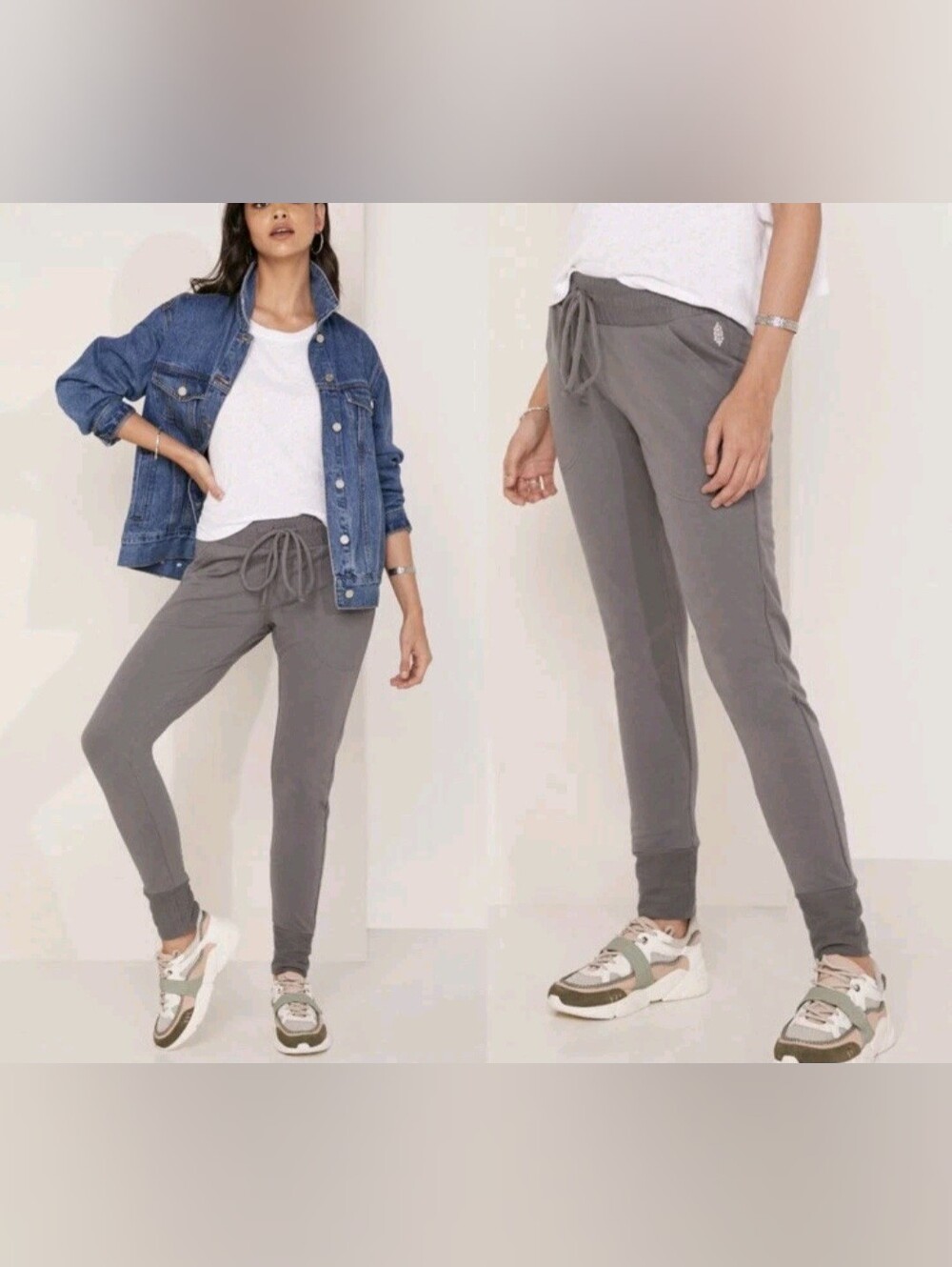 Free People Movement Sunny Skinny Sweatpants Charcoal Grey Size S